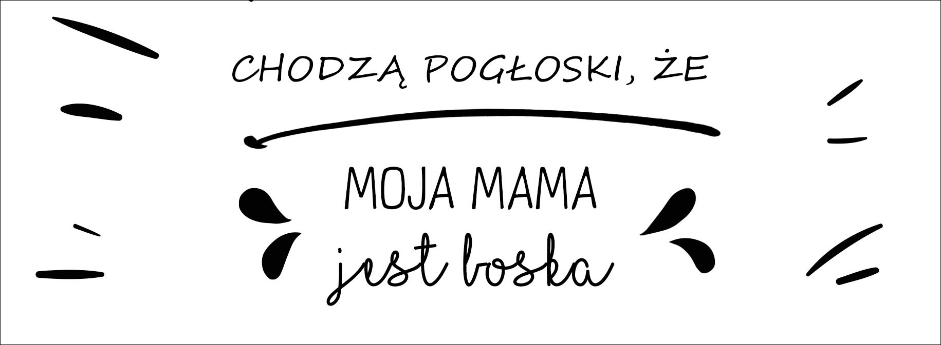 Tabliczka z życzenia dla mamy