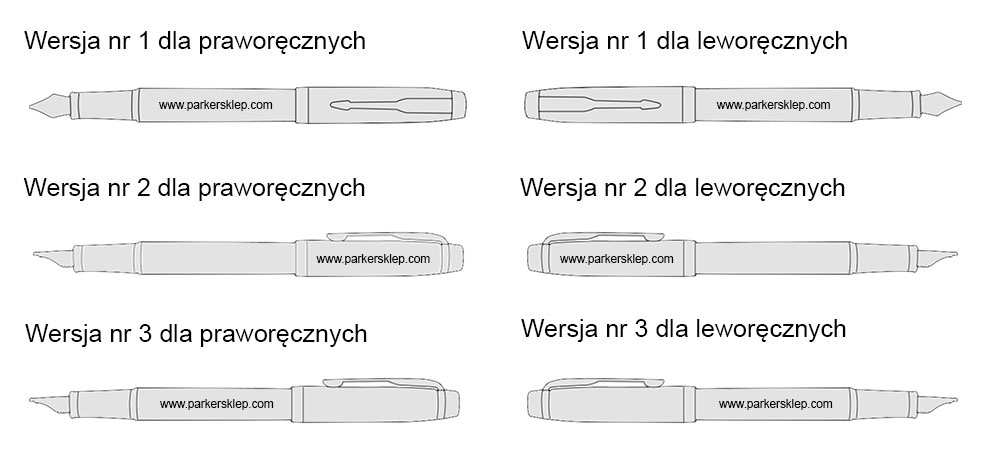 wybór graweru dla pióra